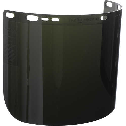 F50 Moulded Faceshield, Polycarbonate, 5.0 Tint Waymarc Industries Inc