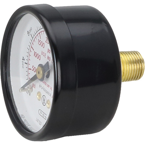 Manom&egrave;tres,  1-1/2", 0 - 4000 psi, Fixation arri&egrave;re, Analogique Waymarc Industries Inc