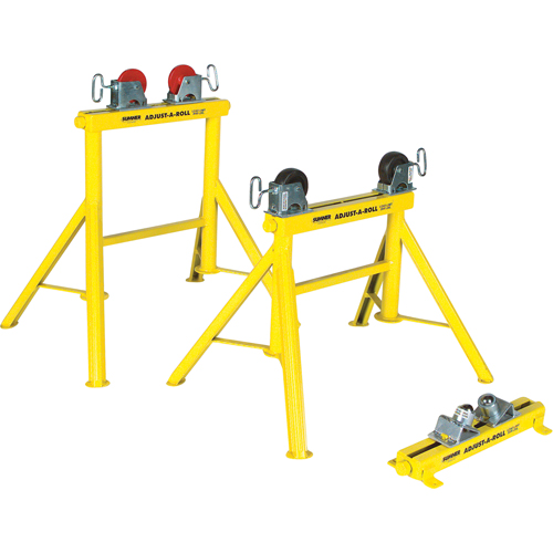 Support Adjust-A-Rolls, Capacit&eacute; de chargement 1000 lb, Capacit&eacute; max. de tuyau 36" Waymarc Industries Inc