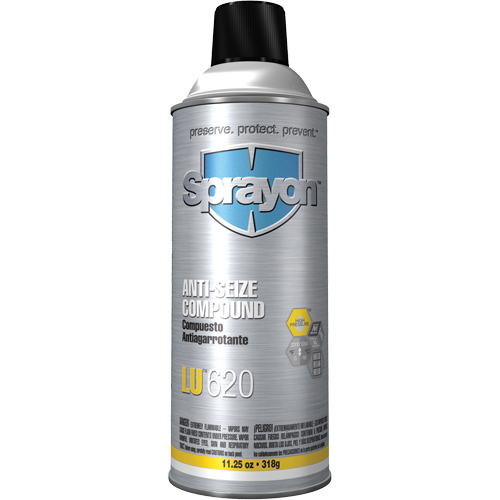 LU620 Anti-Seize Compound, 454 g, Aerosol Can, 2200°F (1204°C) Max. Temp Waymarc Industries Inc