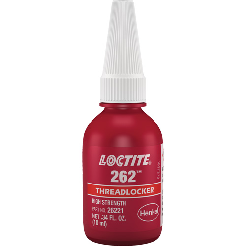 Threadlocker 262 , Red, High, 10 ml, Bottle Waymarc Industries Inc