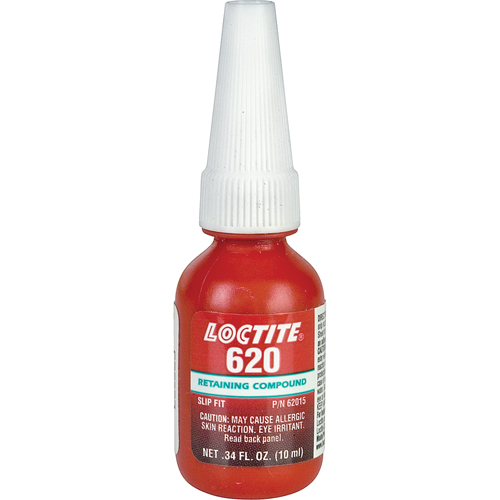 Compos&eacute; de retenue 620 haute temp&eacute;rature, 10 ml, Bouteille, Vert Waymarc Industries Inc