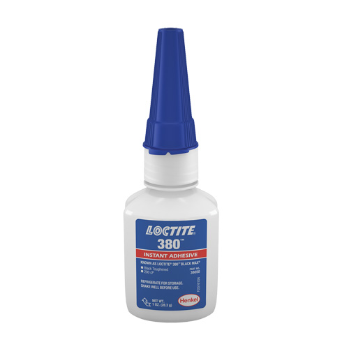 Adh&eacute;sif renforc&eacute; Black Max 380, Noir, Bouteille, 1 oz Waymarc Industries Inc