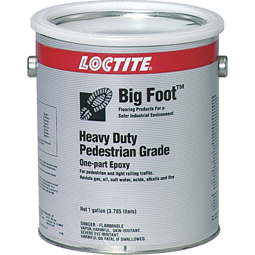 Big Foot Heavy-Duty Pedestrian Grade Anti-Slip Floor Coating, 1 gal., Epoxy-Based, Black Waymarc Industries Inc
