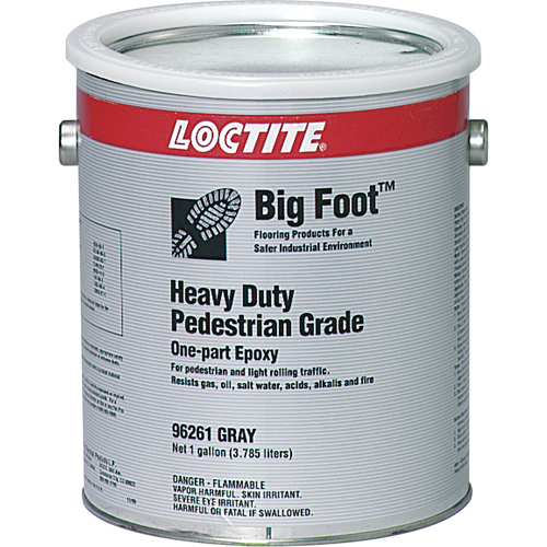 Big Foot Heavy Duty Pedestrian Grade Anti-Slip Coating, 1 gal., Epoxy-Based, Grey Waymarc Industries Inc