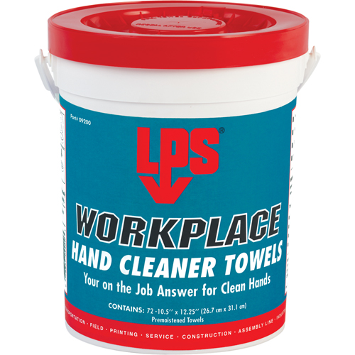 Serviettes nettoyantes pour le travail, 72 lingettes, 10-1/2" x 12-1/4" Waymarc Industries Inc