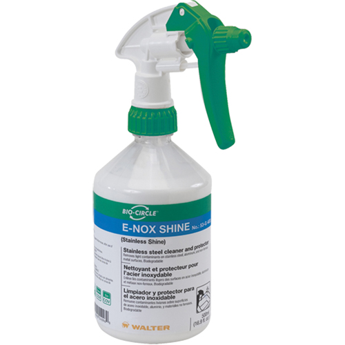 E-Nox Shine Stainless Steel Cleaner & Protector, 500 ml, Trigger Bottle Waymarc Industries Inc