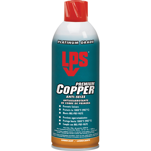 Antigrippant au cuivre, 16 oz, Canette a&eacute;rosol, 1800°F (982°C) Temp&eacute;rature max. Waymarc Industries Inc