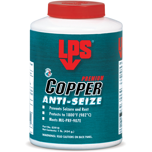 Antigrippant au cuivre, 1/2 lb, Bouteille, 1800°F (982°C) Temp&eacute;rature max. Waymarc Industries Inc