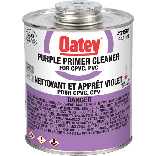 Appr&ecirc;t/nettoyant violet, 946 ml, Canette &agrave; dessus brosse Waymarc Industries Inc