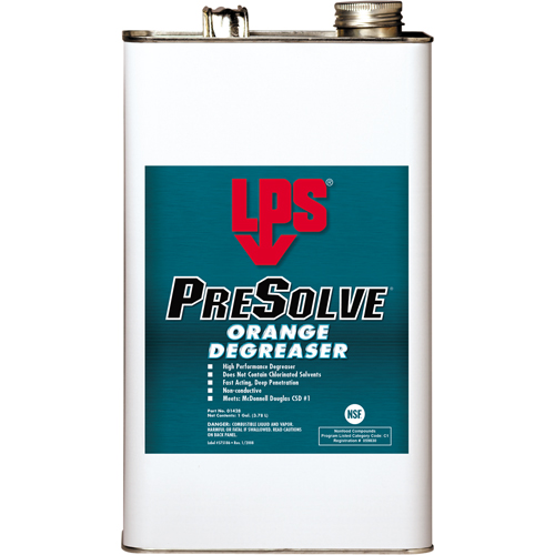 D&eacute;graissant orange PreSolve, Gallon Waymarc Industries Inc