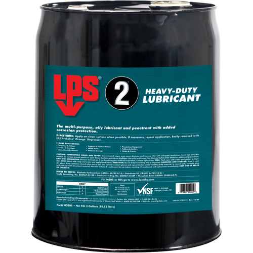 2&reg; Heavy-Duty Lubricant, Pail Waymarc Industries Inc