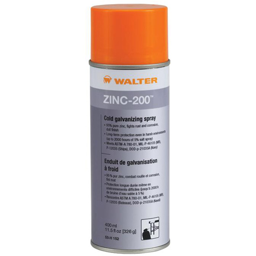 Enduit de galvanisation &agrave; froid Zinc-200, Canette a&eacute;rosol Waymarc Industries Inc