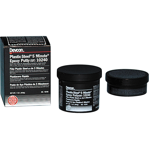 Plastic Steel&reg; 5 Minute&reg; Putty, 1 lb., Tub Waymarc Industries Inc