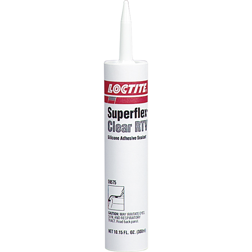 Superflex RTV Silicone Adhesive Sealant, Cartridge, White Waymarc Industries Inc