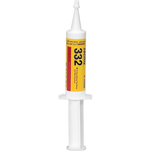 Structural Adhesive 332 Severe Environment , 623 g., Syringe, Amber Waymarc Industries Inc