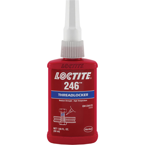 Compos&eacute; de blocage 246 temp&eacute;rature &eacute;lev&eacute;e, Bleu, Moyen, 10 ml, Bouteille Waymarc Industries Inc