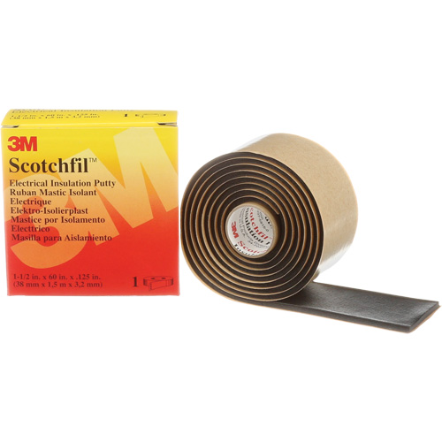 Scotchfil Electrical Insulation Putty, Roll, Black Waymarc Industries Inc