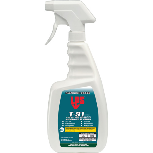 D&eacute;graissant sans solvant T-91, Bouteille &agrave; g&acirc;chette Waymarc Industries Inc