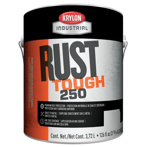 &eacute;mail acrylique alkyd Rust Tough 250 , Blanc, Brillant, Gallon Waymarc Industries Inc