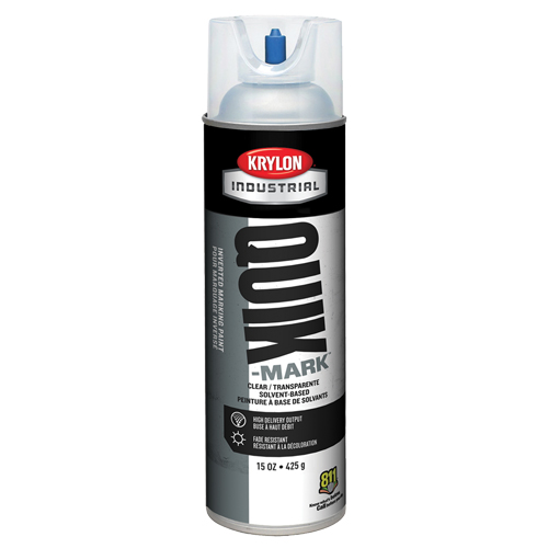 Peinture de marquage industrielle invers&eacute;e &agrave; base de solvant Quik-Mark, 15 oz, Canette a&eacute;rosol Waymarc Industries Inc