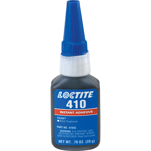 Adh&eacute;sif instantan&eacute; 410, Noir, Bouteille, 20 g Waymarc Industries Inc