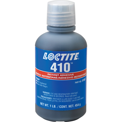 Adh&eacute;sif instantan&eacute; 410, Noir, Bouteille, 454 g Waymarc Industries Inc