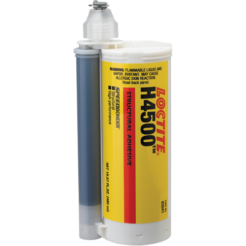 Speedbonder H4500 Structural Adhesive, Two-Part, Dual Cartridge, 678 g., Grey Waymarc Industries Inc