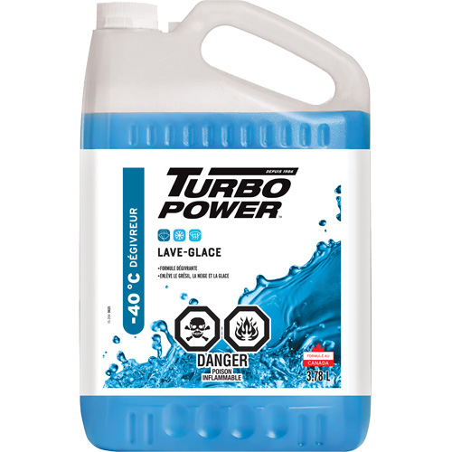 Turbo Power&reg; All-Season Windshield Washer Fluid, Jug, 3.78 L Waymarc Industries Inc