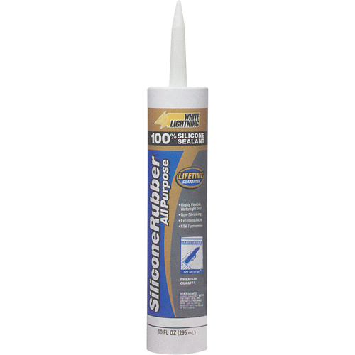 Premium 100% RTV Silicone Sealant, Tube, Black Waymarc Industries Inc