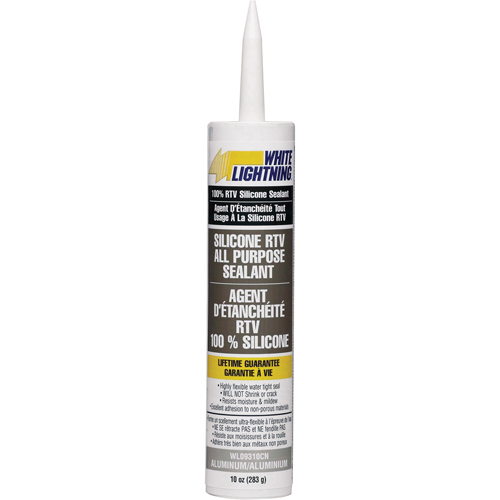 Scellant de silicone RTV &agrave; 100% de qualit&eacute; sup&eacute;rieure, Tube, Aluminium Waymarc Industries Inc