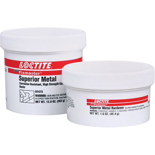 Adh&eacute;sif sup&eacute;rieur pour le m&eacute;tal Fixmaster, 647 g, Trousse, Un composant, Gris Waymarc Industries Inc