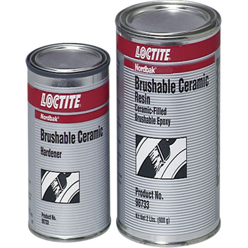 Nordbak Brushable Ceramic, 2 lbs., Kit, Grey Waymarc Industries Inc