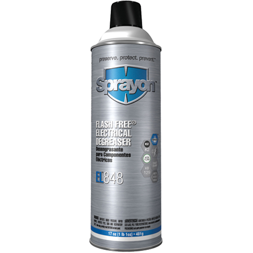 EL848 Flash Free&reg; Electrical Degreaser, Aerosol Can Waymarc Industries Inc