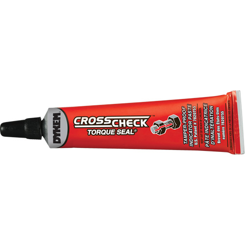 Cross Check Torque Seal&reg; Tamper-Proof Indicator Paste, 1 oz., Tube, Red Waymarc Industries Inc