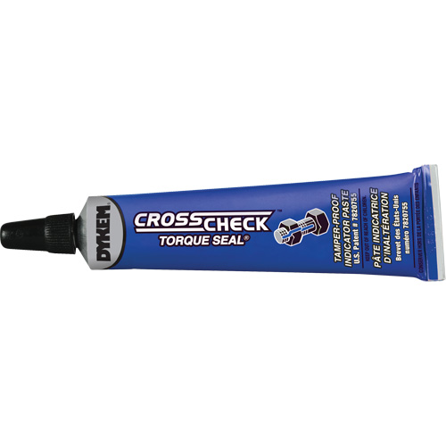 Cross Check Torque Seal&reg; Tamper-Proof Indicator Paste, 1 fl. oz., Tube, Blue Waymarc Industries Inc