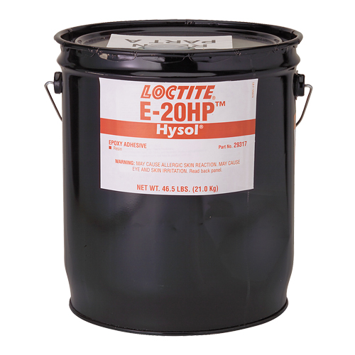 Adh&eacute;sifs structuraux &agrave; s&eacute;chage rapide E-20P, 5 gal., Seau, Deux composants, Blanc Waymarc Industries Inc