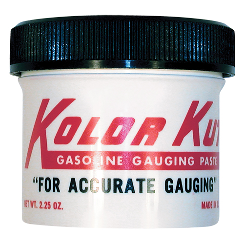 P&acirc;te de jaugeage d'essence Kolor Kut , Cruche Waymarc Industries Inc