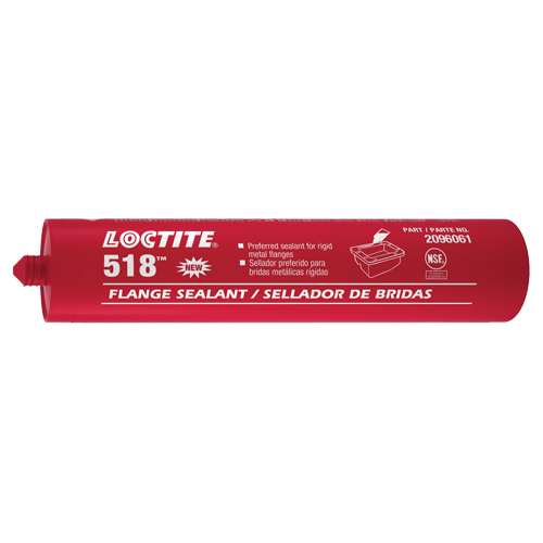 518 Flange Sealant, Cartridge, Red Waymarc Industries Inc