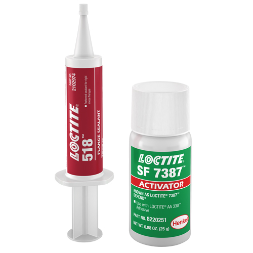 518 Flange Sealant, Syringe, Red Waymarc Industries Inc
