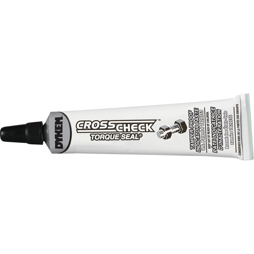 Cross Check Torque Seal&reg; Tamper-Proof Indicator Paste, 1 fl. oz., Tube, White Waymarc Industries Inc