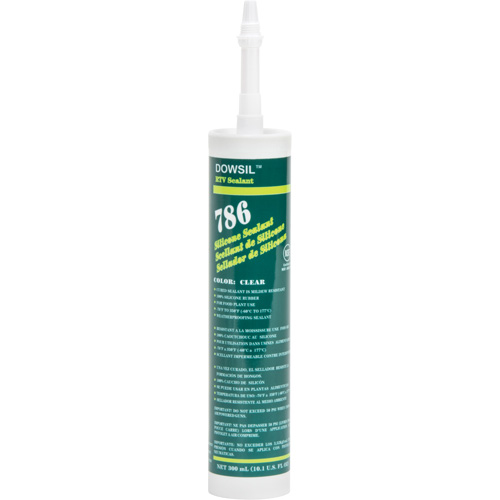 Silicone Sealant, 300 ml, Cartridge, Clear Waymarc Industries Inc