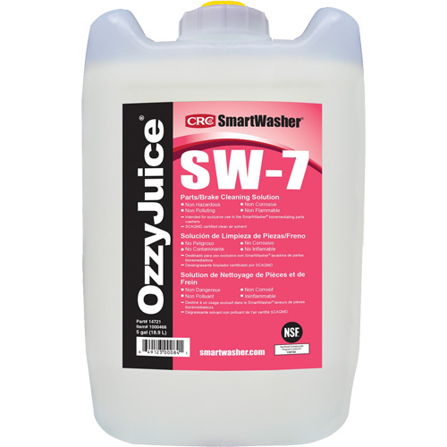 Solution nettoyante SmartWasher OzzyJuice, Cruche Waymarc Industries Inc