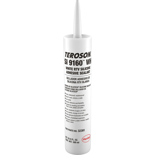 Scellant &agrave; la silicone Teroson SI 9160, Cartouche, Blanc Waymarc Industries Inc