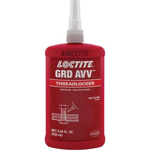 Compos&eacute; de blocage de calibre lettre AVV, Rouge, &eacute;lev&eacute;, 250 ml, Bouteille Waymarc Industries Inc
