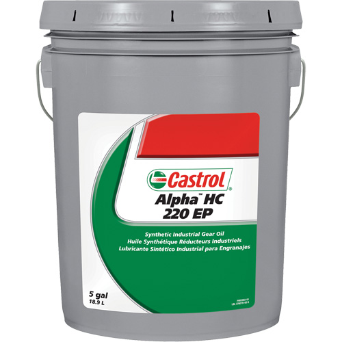 Alpha HC EP 220 Synthetic Industrial Gear Oil, 18.93 L Waymarc Industries Inc