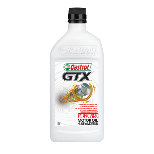 GTX&reg; 20W50 Motor Oil, 1 L, Bottle Waymarc Industries Inc