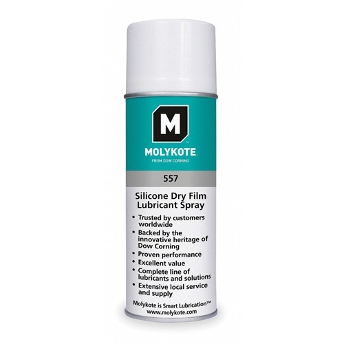 Molykote 557 Silicone Dry Film Lubricant, Aerosol Can Waymarc Industries Inc