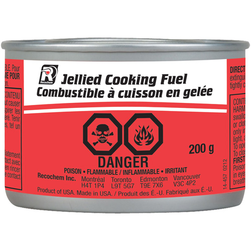 Jellied Cooking Fuel Waymarc Industries Inc