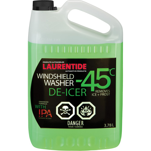 Laurentide Windshield Washer & De-Icer, Jug, 3.78 L Waymarc Industries Inc